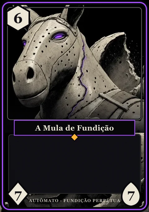 A Mula de Fundição — carta de Fundição Perpétua