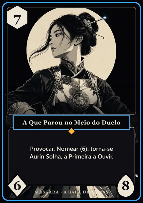 A Que Parou no Meio do Duelo