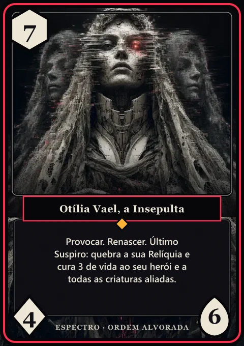 Otília Vael, a Insepulta — carta de Ordem Alvorada